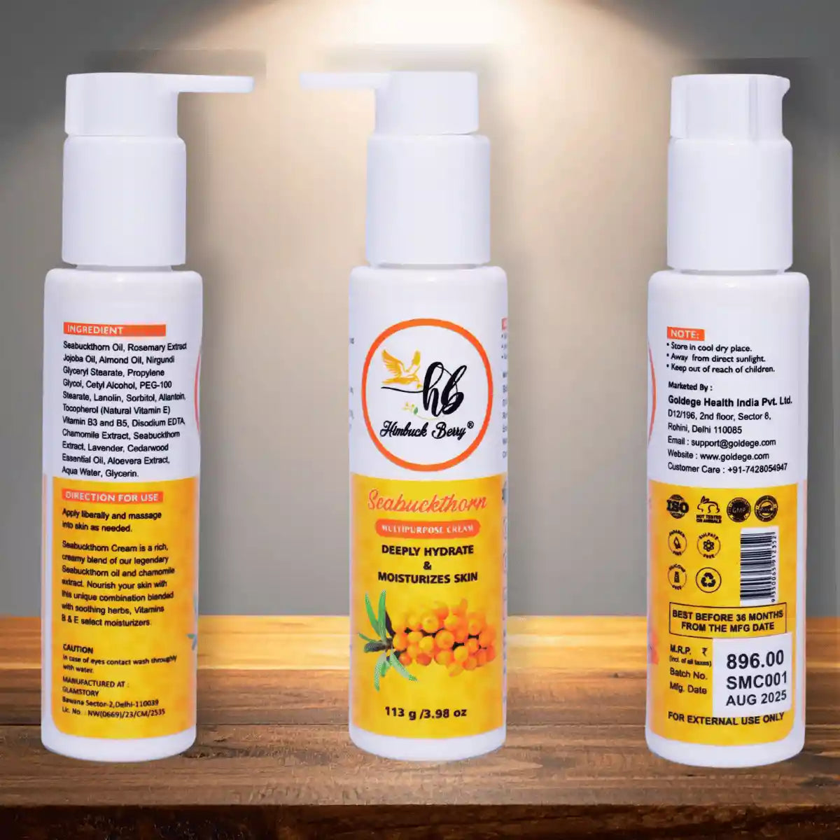 Buy 100% Original Sea Buckthorn Multi Purpose Cream (113G)