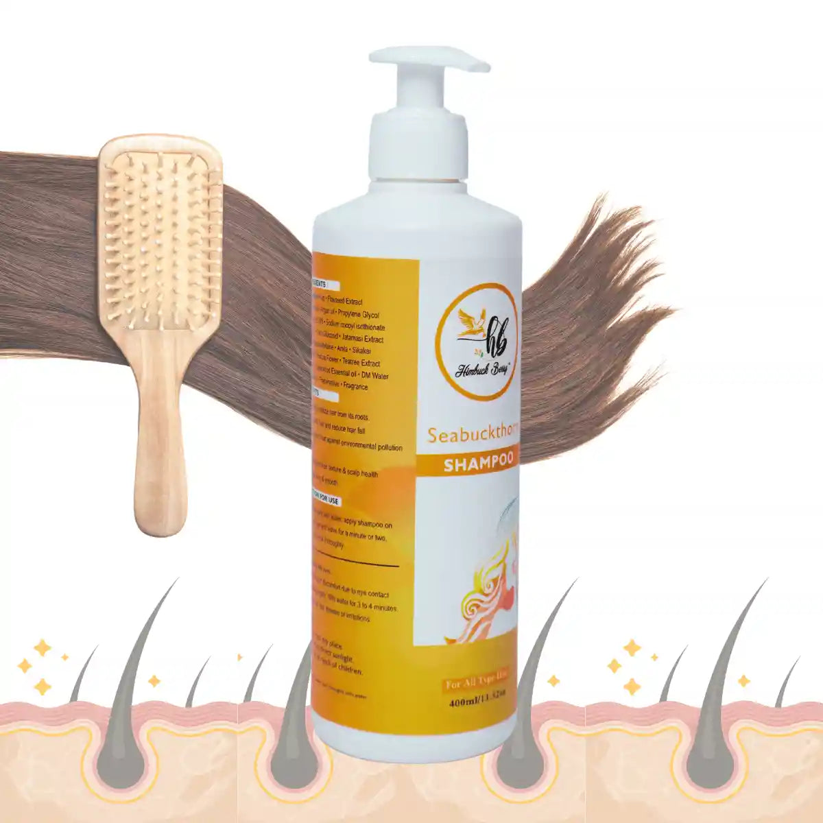 Buy 100% Original SEA BUCKTHORN SHAMPOO (400ML)
