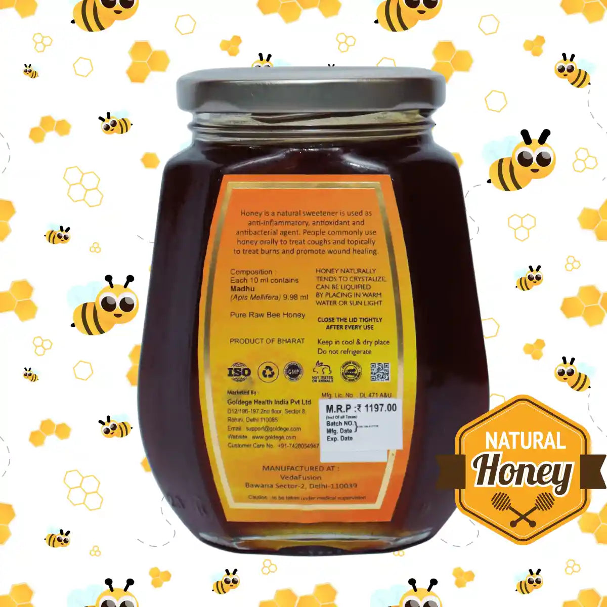 WILD BEE HONEY (500G)