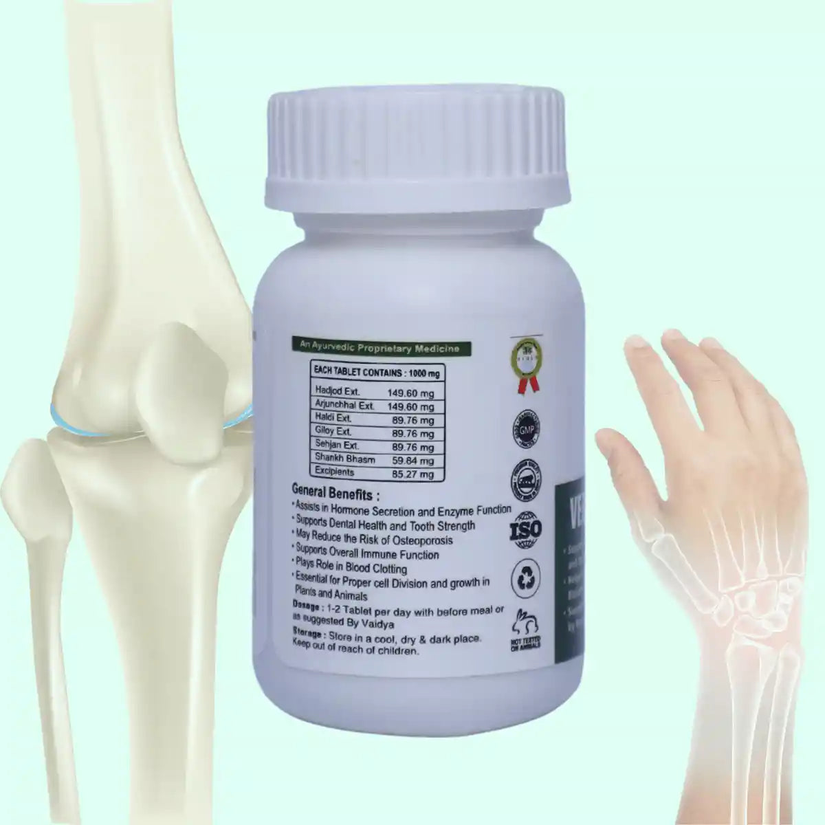 VEDA BONE STRENGTH (60 TABS)