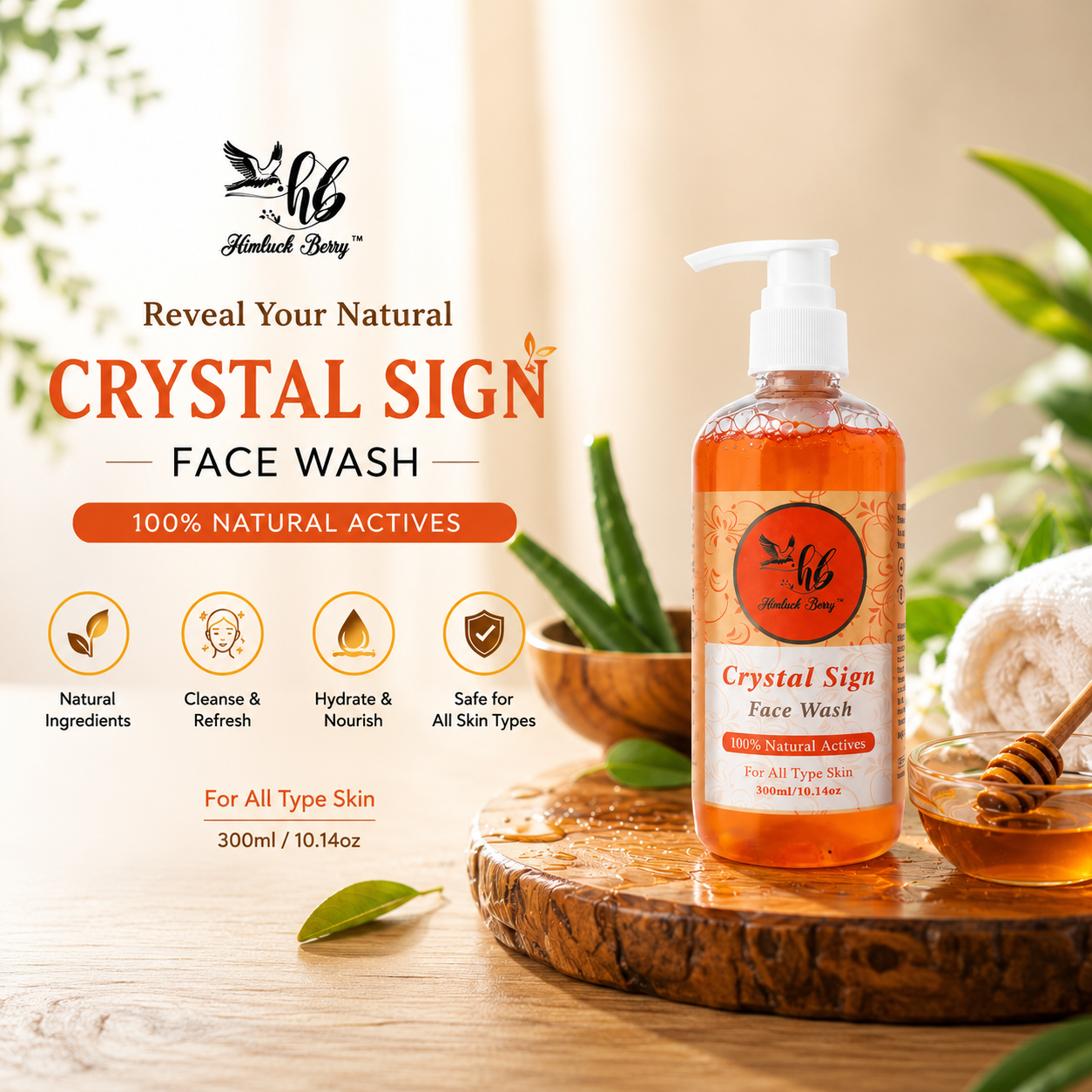 CRYSTAL SIGN FACE WASH