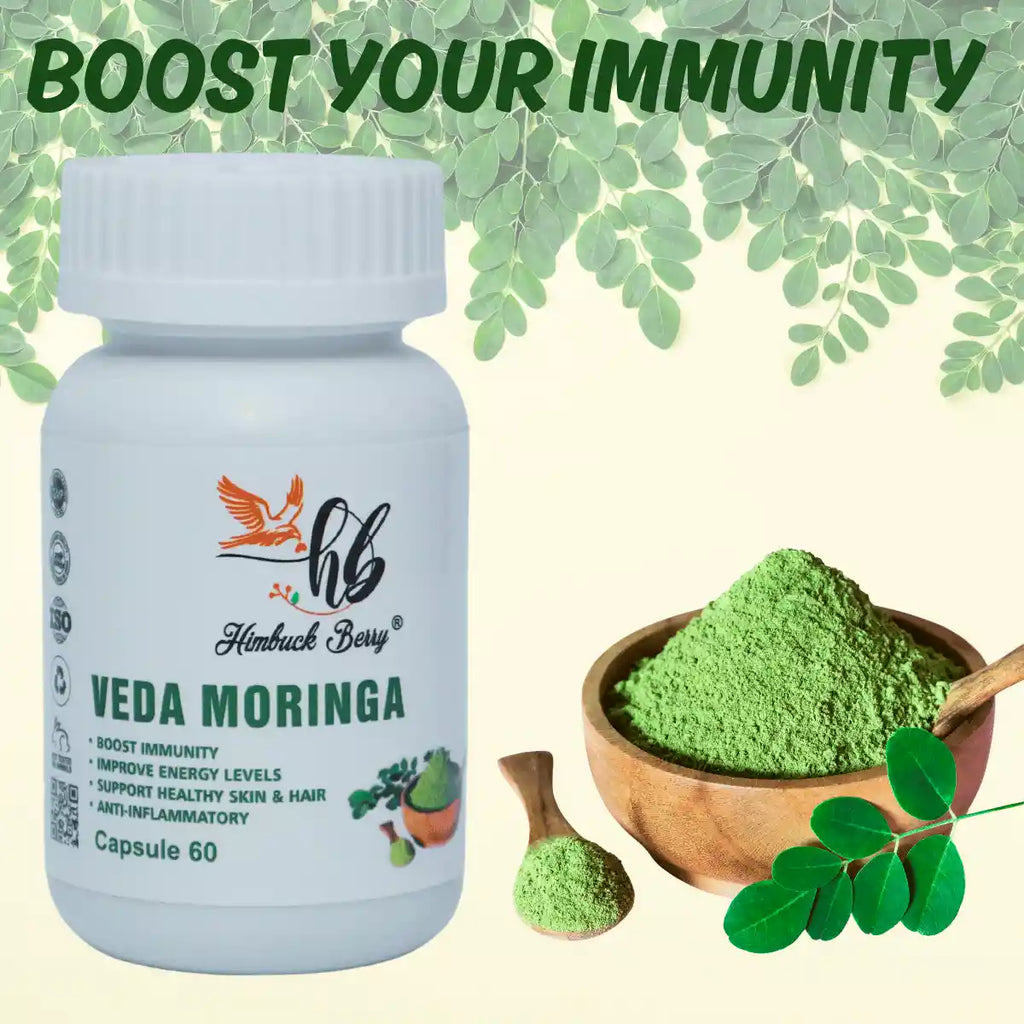 VEDA MORINGA Capsules – Natural Immunity & Energy Support