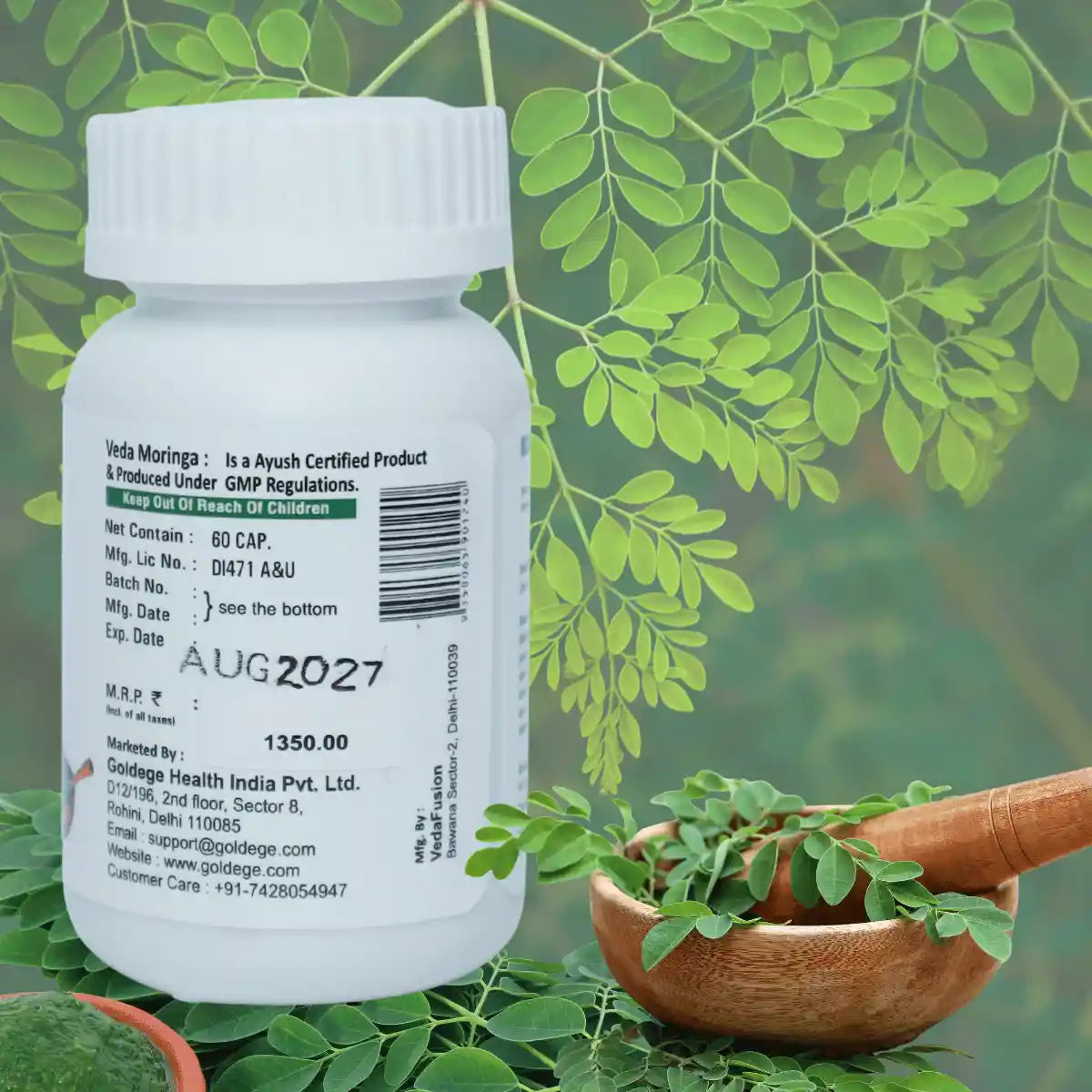 VEDA MORINGA Capsules – Natural Immunity & Energy Support