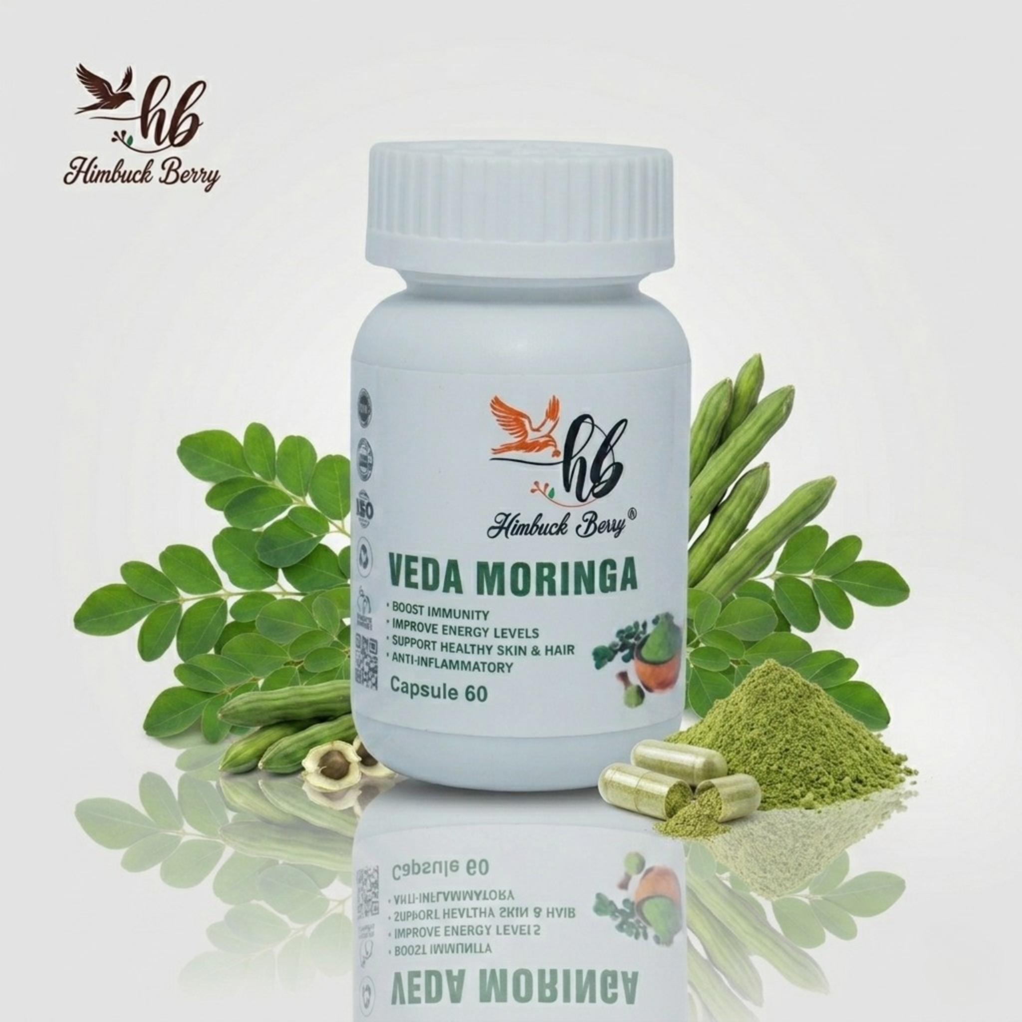 VEDA MORINGA Capsules – Natural Immunity & Energy Support